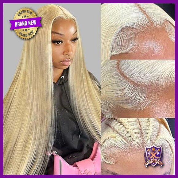 13x6 Lace Front Wig Human Hair 28 Inch 200 Density Pre Plucked Baby Hair